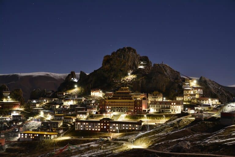 zizhu temple, temple, building, lamp, night view, temple, temple, temple, temple, temple, night view, night view, night view